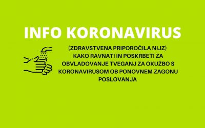 Higiena kašlja in umivanje rok