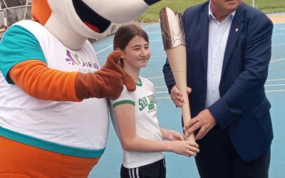 SPREJEM BAKLE V CERKVENJAKU (Olimpijski festival evropske mladine 2023)